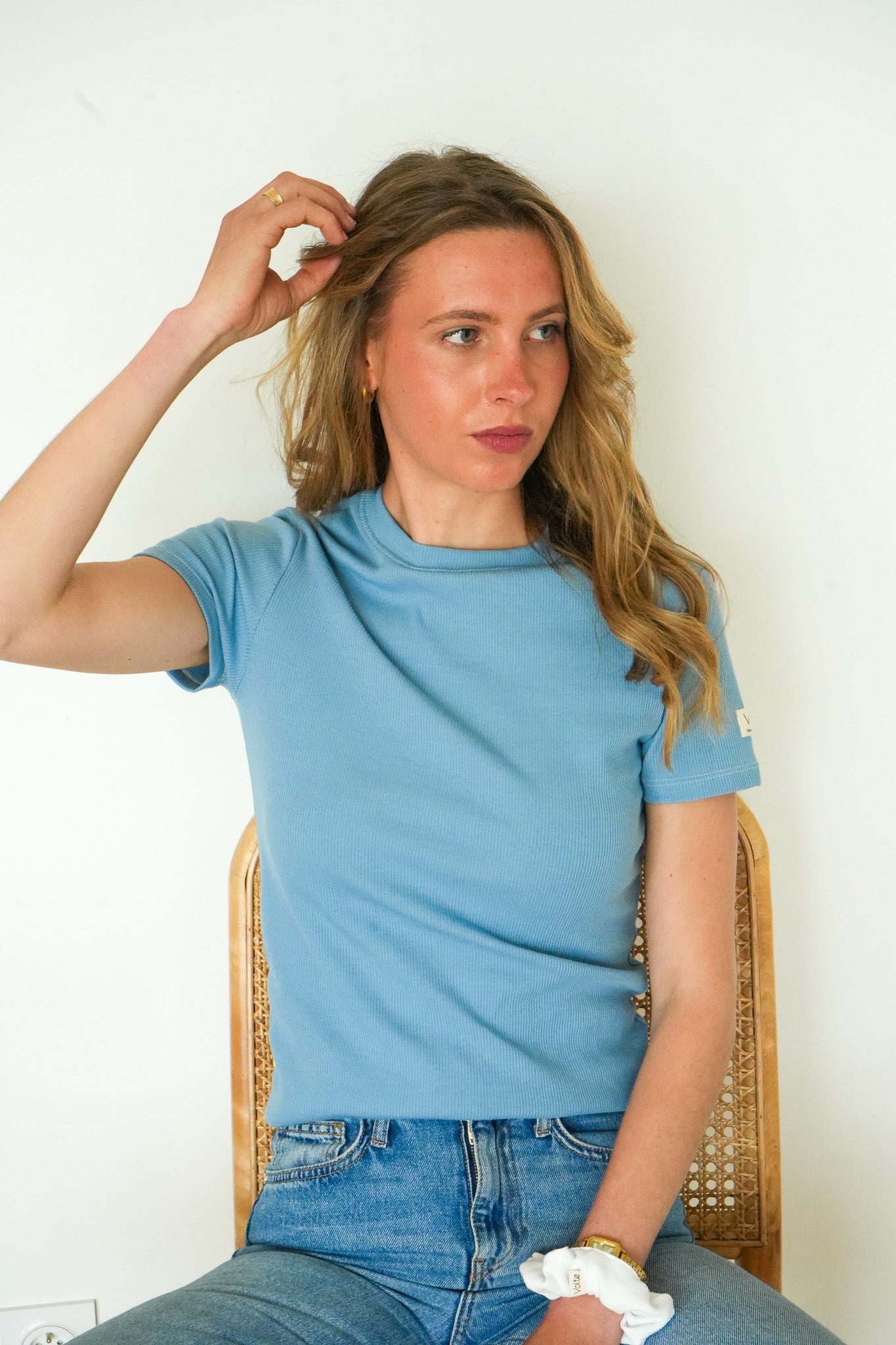 T-shirt Le Basique - Bleu foncé