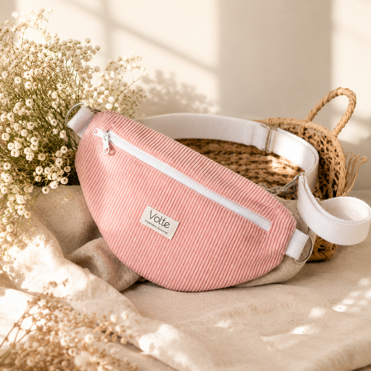 Banane L'Astucieuse - Velours rose