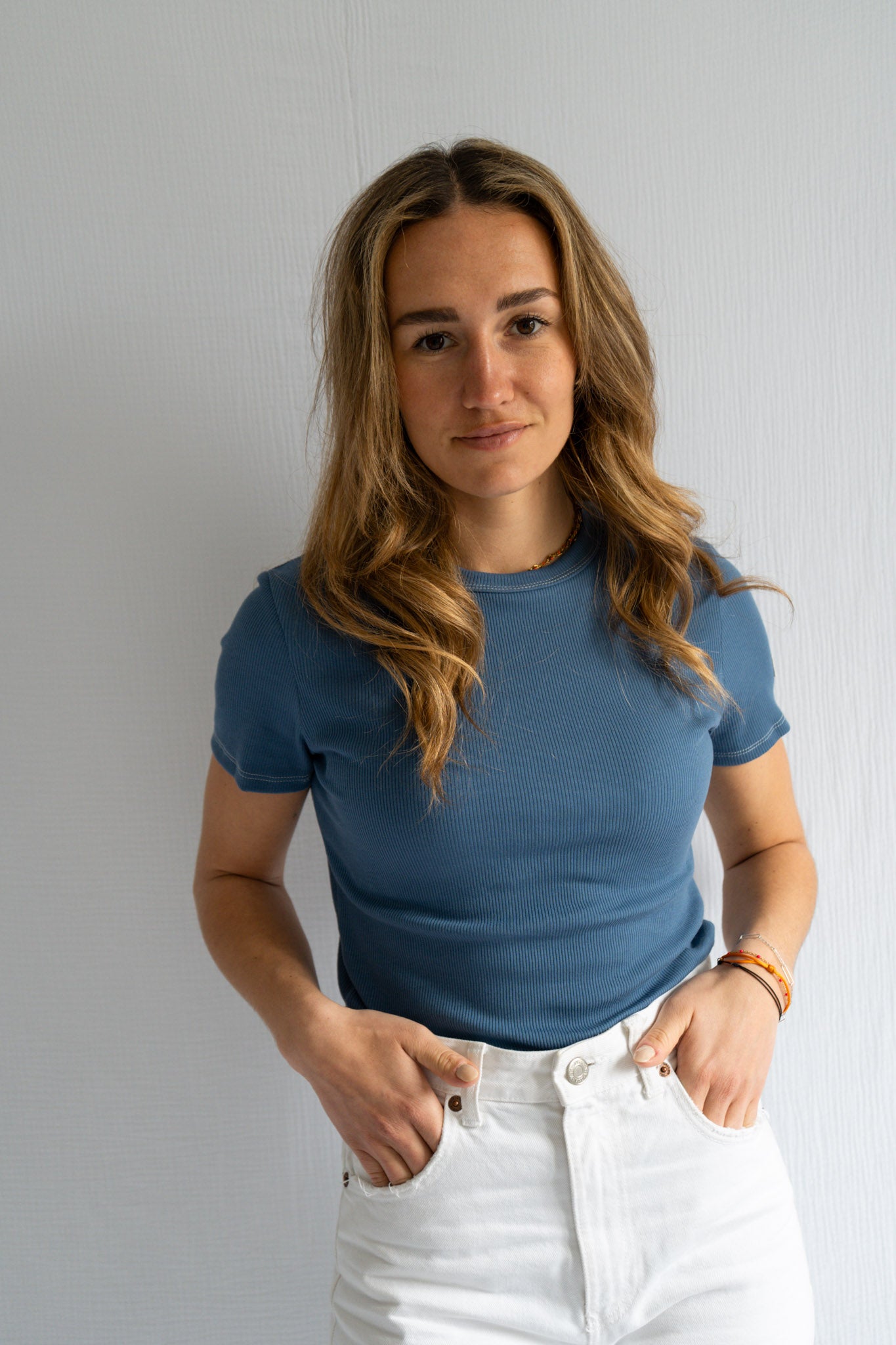 T-shirt Le Basique - Bleu