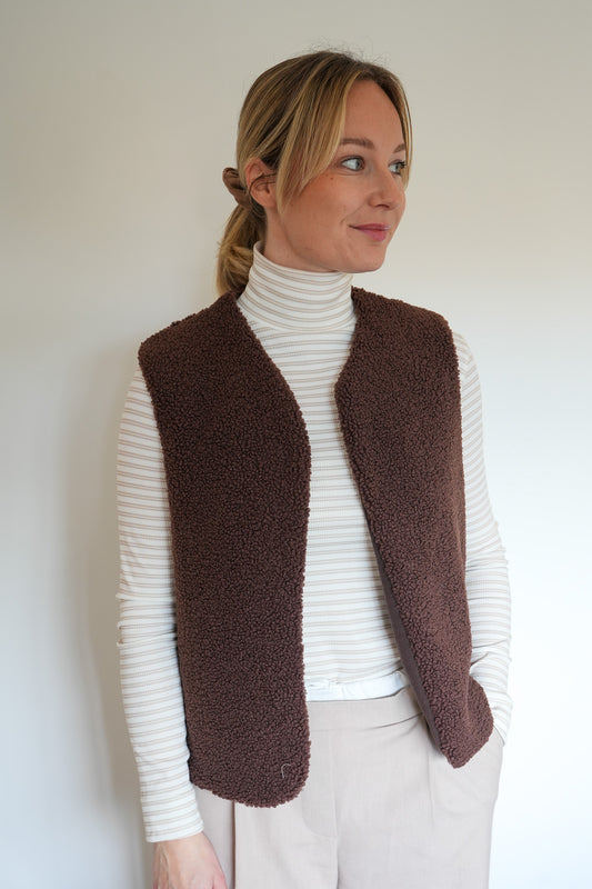 Gilet Le Douillet - Chocolat
