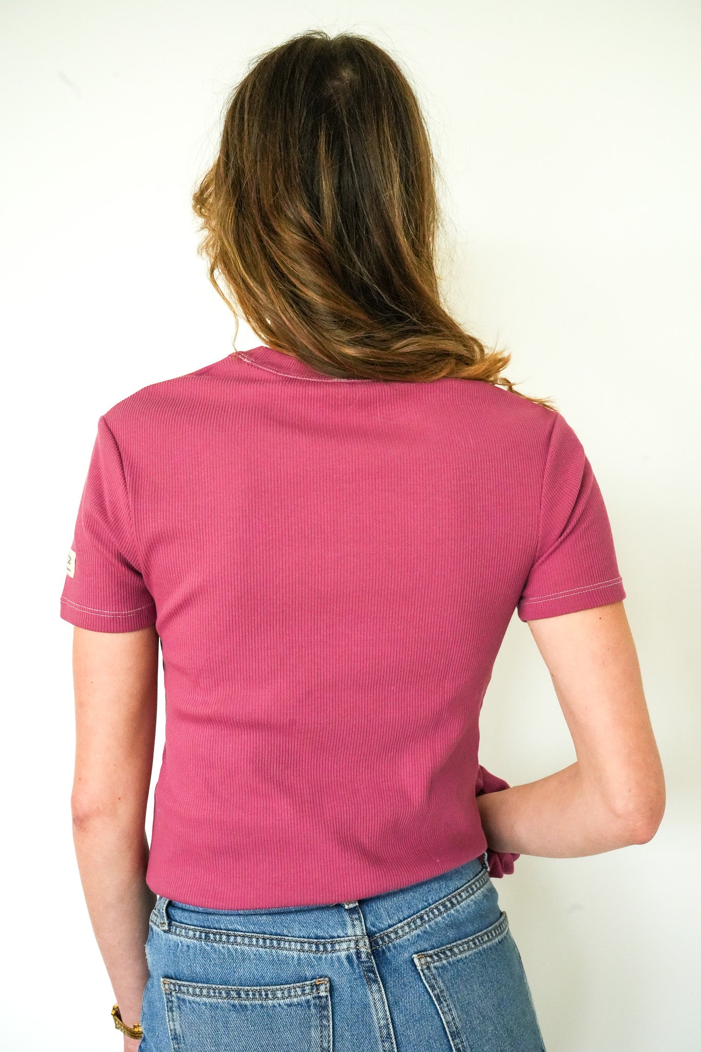 T-shirt Le Basique - Framboise